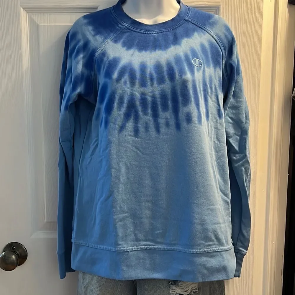 NWOT Champion Women's Tie Dye Sweatshirt Crewneck size S‎
